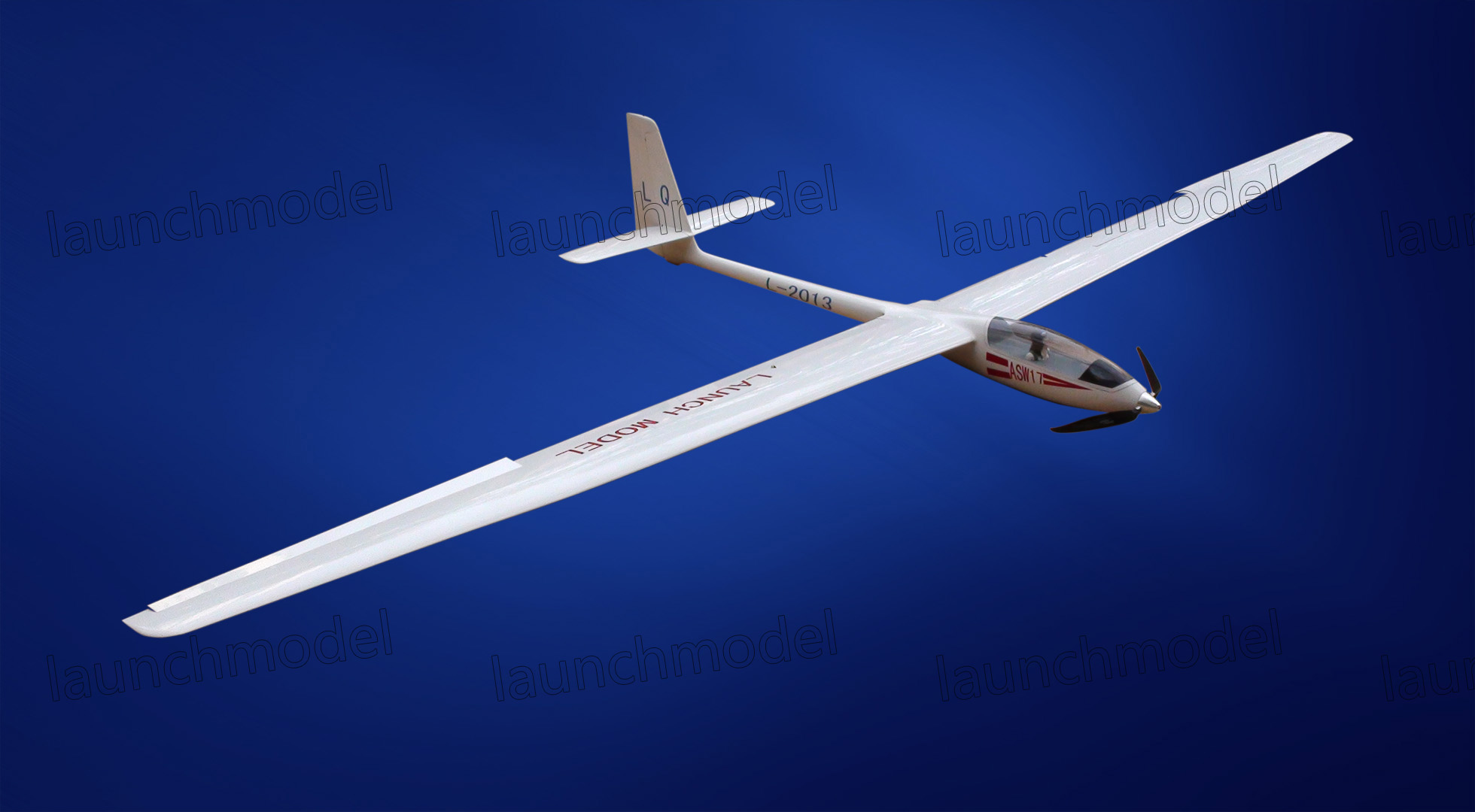 ASW17-3500仿真縮比滑翔機